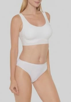 Neu ???? Sloggi Zero Feel Bustier, Bügellos, Nahtlos, Atmungsaktiv, Für Damen WHITE ???? -Wonderbra Shop unnamed file 1196