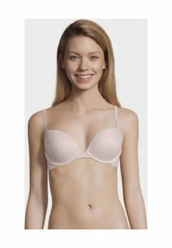 Bestes Angebot ???? Calvin Klein Push-up-BH, Bügel, Picots, Für Damen Rosa ????