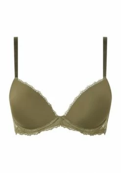 Schlussverkauf ❤️ Calvin Klein Bügel‑BH, Wattierte Cups, Spitze, Für Damen 0SR GREEN ✔️