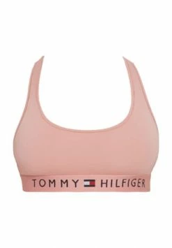 Am billigsten ???? TOMMY HILFIGER Original Cotton Bustier, Markenschriftzug, Baumwolle, Für Damen Rosa ????