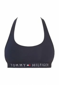 Billig ???? TOMMY HILFIGER Original Cotton Bustier, Markenschriftzug, Baumwolle, Für Damen Navy ????