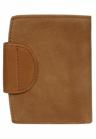 Bestes Angebot ✨ KLONDIKE Geldbörse , Echt Leder Cognac 🎁 – Bild 3