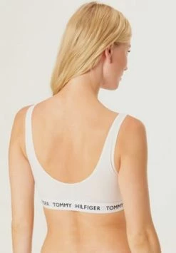 Brandneu ???? TOMMY HILFIGER Bustier, Logo, Elastisch, Für Damen Weiß ???? -Wonderbra Shop unnamed file 1323