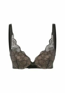 Am billigsten 🎉 Wonderbra Push-up-BH Refined Glamour Triangel-BH Schwarz 😀