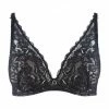 Billig ???? Aubade Triangel-BH, Spitze, Blickdicht, Für Damen NOIR ????