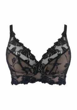 Am billigsten 💯 Aubade Softessence Bralette, Spitze, Floral, Für Damen NOIR 🛒