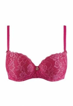 Auslauf ???? Aubade Rosessence Bügel-BH, Balconette, Spitze, Anhänger, Für Damen FUCHSIA ????