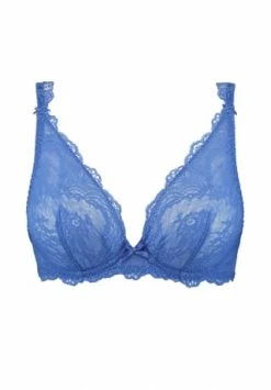 Bestes Angebot ???? Aubade Damen Triangel-BH, High Apex Danse Des Sens Bleuet ????
