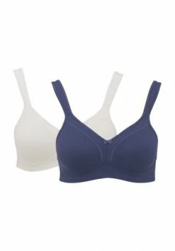 Angebote ???? Susa Elegance Entlastungs-BH, 2er-Pack, Ohne Bügel, Schleifchen, Für Damen Marine/ Champagner ✔️ -Wonderbra Shop unnamed file 1602