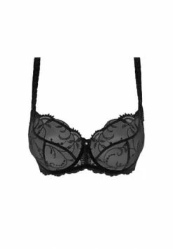 Budget ???? EMPREINTE Damen Bügel-BH, Halbschale Ginger Schwarz ????