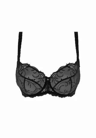 Damen Bügel-BH, Halbschale Ginger Budget ???? EMPREINTE Damen Bügel-BH, Halbschale Ginger Schwarz ???? -Wonderbra Shop unnamed file 1614