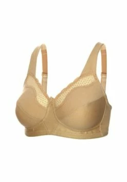 Rabatt 😀 Exquisite® FORM Soft Cup Baumwoll-BH Mit Spitze BH Ohne Bügel Hautfarben (NU) 😍