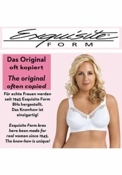 Brandneu ⌛ Exquisite® FORM Vorderverschluss BH Mit Stützeffekt Und Spitze Weiß (WH) ✨ -Wonderbra Shop unnamed file 1807