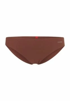 Am billigsten ✔️ HUGO Laser Cut Brazilian Slip, Logo, Für Damen 210 MEDIUM BROWN ⌛