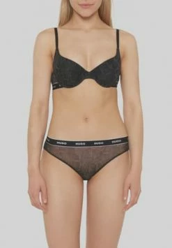 Großhandel ???? HUGO Python Slip, Semitransparent, Animal-Muster, Logo-Bund, Für Damen 340 OPEN GREEN ✔️ -Wonderbra Shop unnamed file 1846