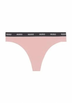 Top 10 🌟 HUGO String "Triplet Thong Stripe", 3er Pack, Logo-Bund, Für Damen 972 OPEN MISCELLA 🎁