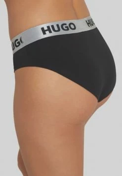 Billig ❤️ HUGO Sporty Logo Hipster, Logo-Bund, Für Damen 002 BLACK ???? -Wonderbra Shop unnamed file 1861