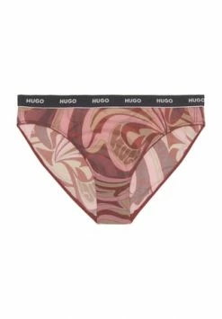 Angebote 😀 HUGO Slip, Retro-Print, Transparent, Für Damen 695 OPEN PINK 👍