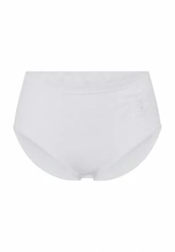 Besorgen ???? -con-ta- Taillen-Slip, Stickerei, Baumwolle, Für Damen Weiss ????