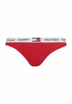 Angebote ???? TOMMY HILFIGER Tommy 85 CTN Slip, Logo-Bund, Für Damen XCN RED ❤️