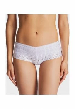 Rabatt 💯 Aubade Brazilian Slip, Spitze, Schnürung, Für Damen BLANC 👍
