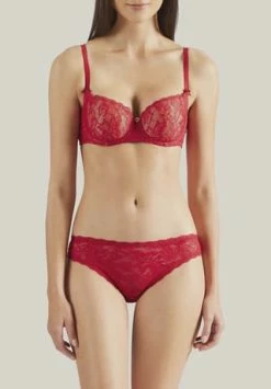 Schlussverkauf ???? Aubade Italiener-Slip "Rosessence", Spitze, Uni, Für Damen Rot ???? -Wonderbra Shop unnamed file 2289
