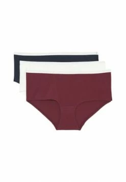 Top 10 ???? Marc O'Polo Damen Slips 3er Pack - W-Panty, Briefs, Cotton Stretch, Einfarbig Rot/Weiß/Blau ❤️