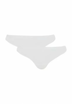 Budget ✨ PUMA® Slip, 2er-Pack, Stringform, Mikrofaser, Für Damen 002 WHITE ????