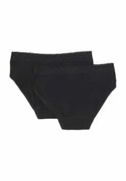 Bestpreis ❤️ SYLVIA SPEIDEL. Soraya Slip, 2er-Pack, Spitze, Für Damen Schwarz ???? -Wonderbra Shop unnamed file 2532