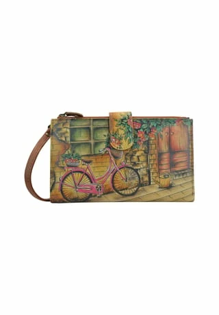 Brieftasche Vintage Bike (handbemaltes Leder) Blitzangebot ???? ANUSCHKA Brieftasche Vintage Bike (handbemaltes Leder) Mehrfarbig ???? -Wonderbra Shop unnamed file 555