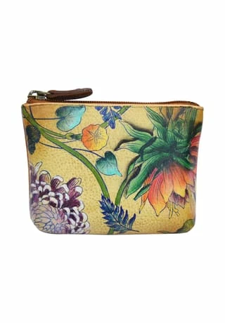 Mini Geldbörse Caribbean Garden aus handbemaltem Leder Am billigsten ???? ANUSCHKA Mini Geldbörse Caribbean Garden Aus Handbemaltem Leder Mehrfarbig ???? -Wonderbra Shop unnamed file 568