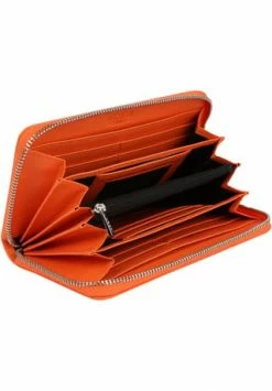 Am billigsten ???? L.CREDI Geldbörse, Querformat, Kunstleder, Für Damen Orange ???? -Wonderbra Shop unnamed file 731