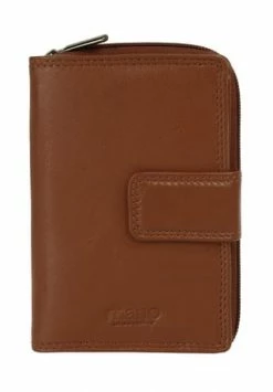 Bester Verkauf 🔔 Mano Geldbörse , Echt Leder Cognac 🎁