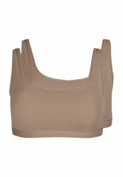 Auslauf ⌛ SKINY® Every Day In Micro Essentials Bustier, 2er-Pack, Für Damen Hellbraun 🌟