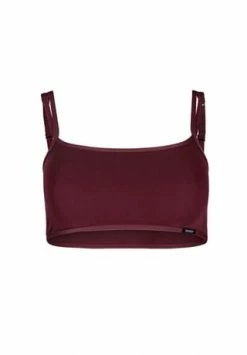 Beste Bewertungen von 🎁 SKINY Damen Bustier - Crop Top, Träger Verstellbar, Cotton Stretch, Essentials Violett 😀